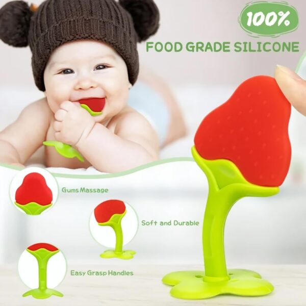 baby teether silicone, BPA-free teether India, safe teething toy