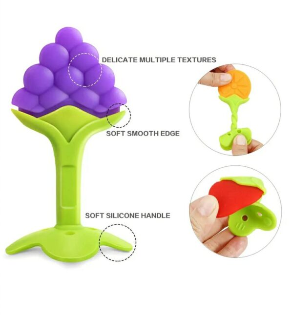 baby teether silicone, BPA-free teether India, safe teething toy