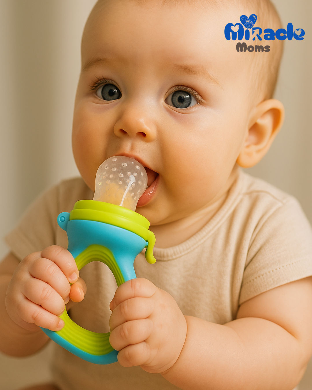 Baby fruit feeder and teether newborn essentials miracle moms