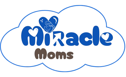 Miracle Moms logo – baby essentials store offering premium baby products including diapers, feeders, carriers, and more for new moms and infants.
