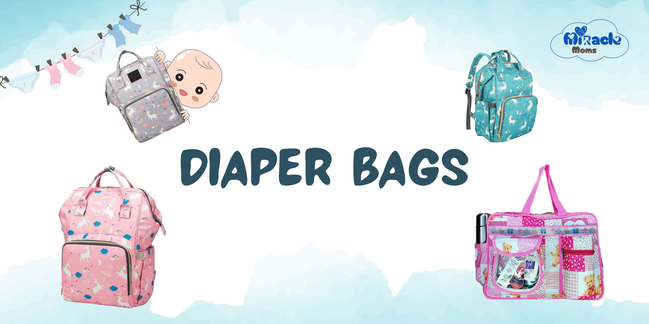 diaper bags and bagpack for baby products organizer