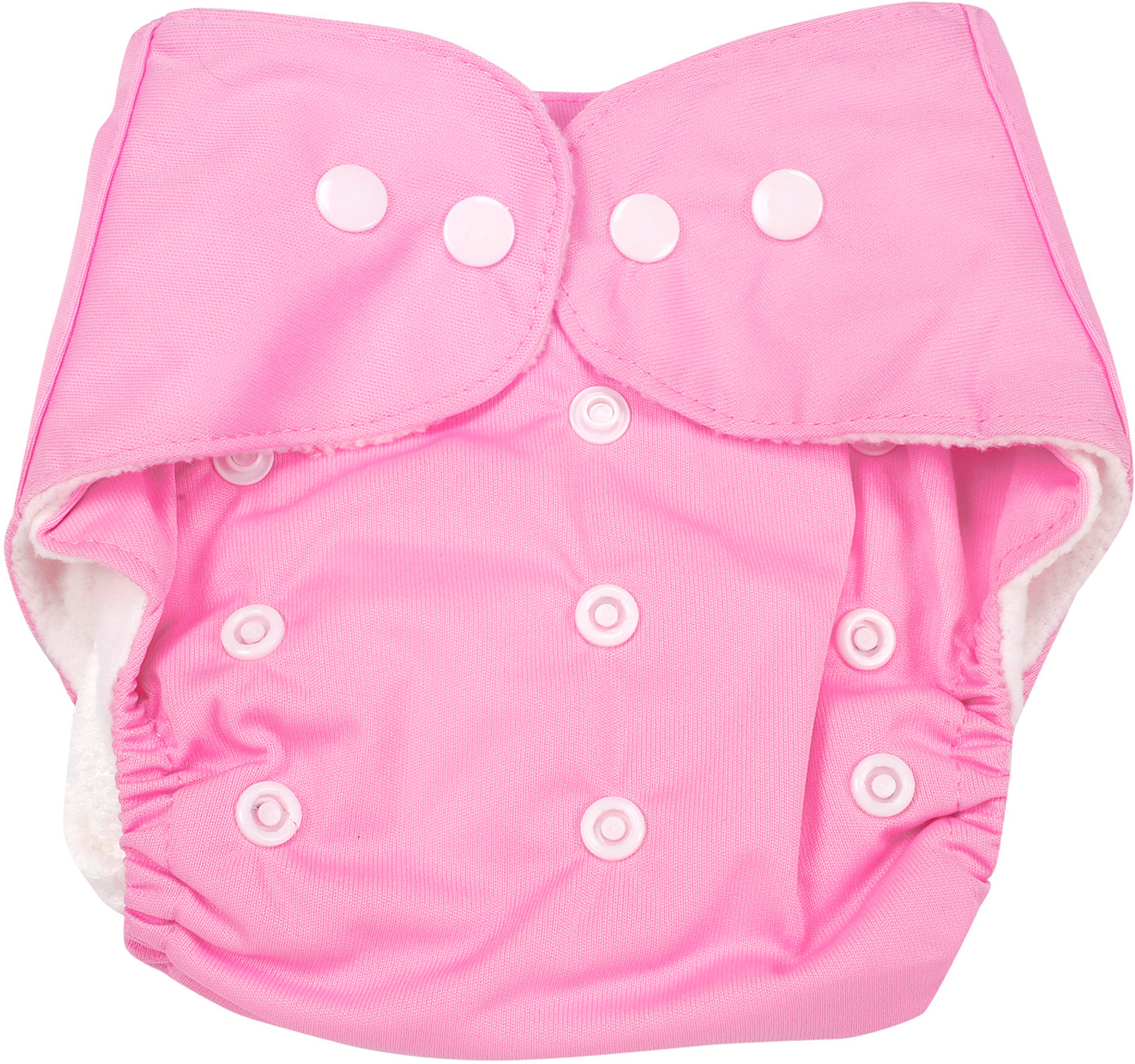 pink color solid color cloth diaper