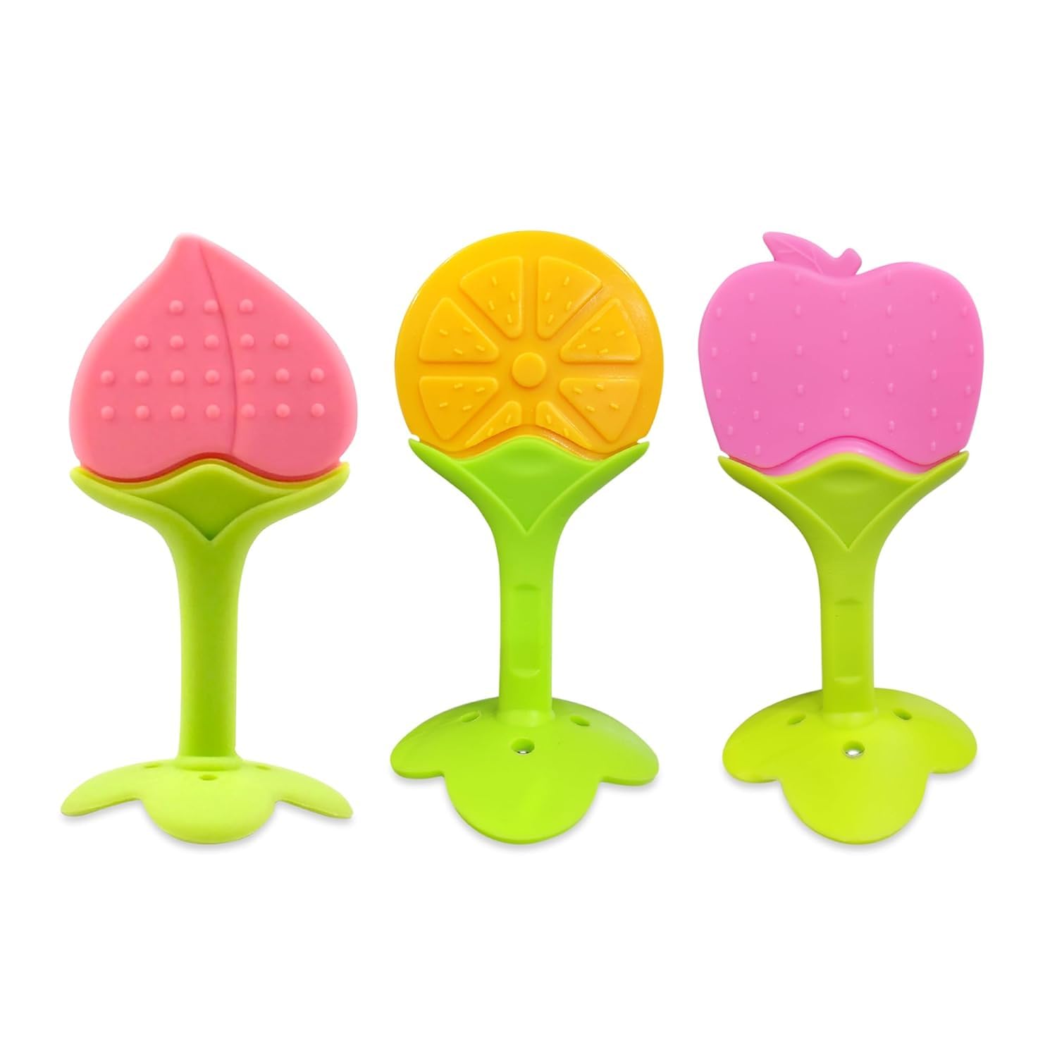 Fruit shape teether soother baby toy