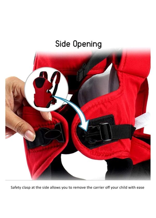 3-in-1 Baby Carrier – Black | Lightweight, Breathable & Stylish - Image 4