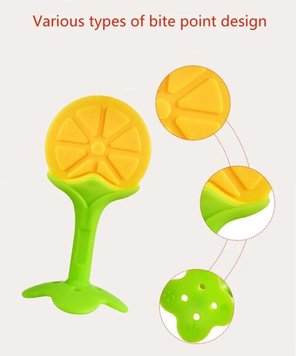 Apple Shape Silicone Teether - Image 3