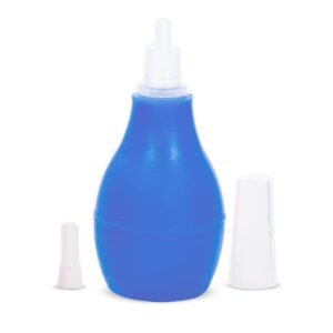 Blue Baby Nasal Aspirator – Soft Silicone Nose Cleaner for Babies