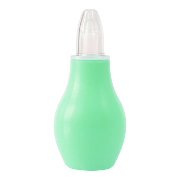 Green Baby Nasal Aspirator – Soft Silicone Nose Cleaner for Babies