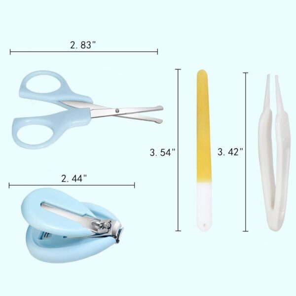 Grey Totoro Baby Nail Care Kit | 4-in-1 Baby Nail Grooming Set - Image 6