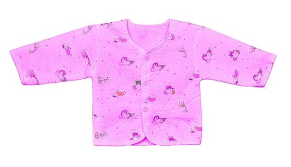 Newborn Baby 5 Pcs Dress Set – Soft Cotton Clothing Set for Infants (Pink) - Image 4