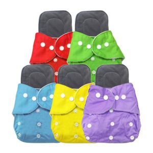 cloth diaper with insert pack of 5