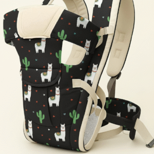 4 in 1 Llama Print Baby Carrier